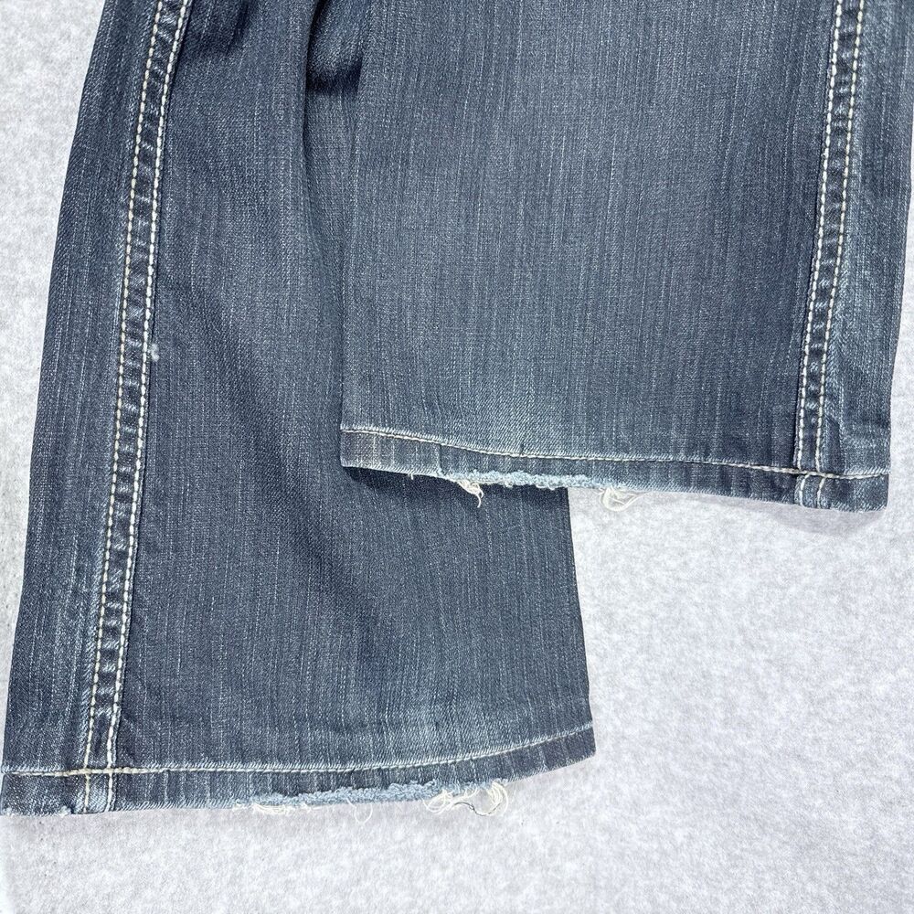 BKE Bootcut Jeans Womens 31x31.5 Blue Curvy Culture Western Stretch Whiskered - Picture 13 of 13